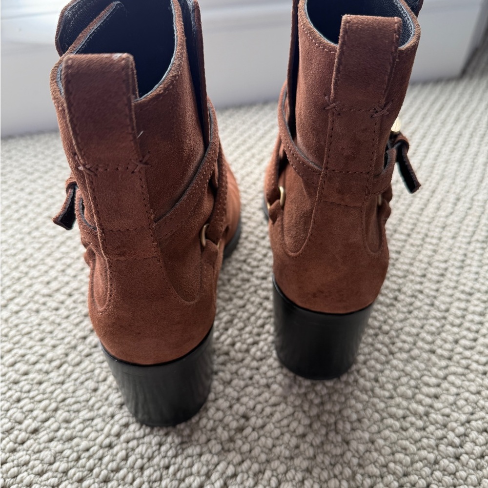Rag & Bone Suede Ankle Boots - Picture 6 of 8